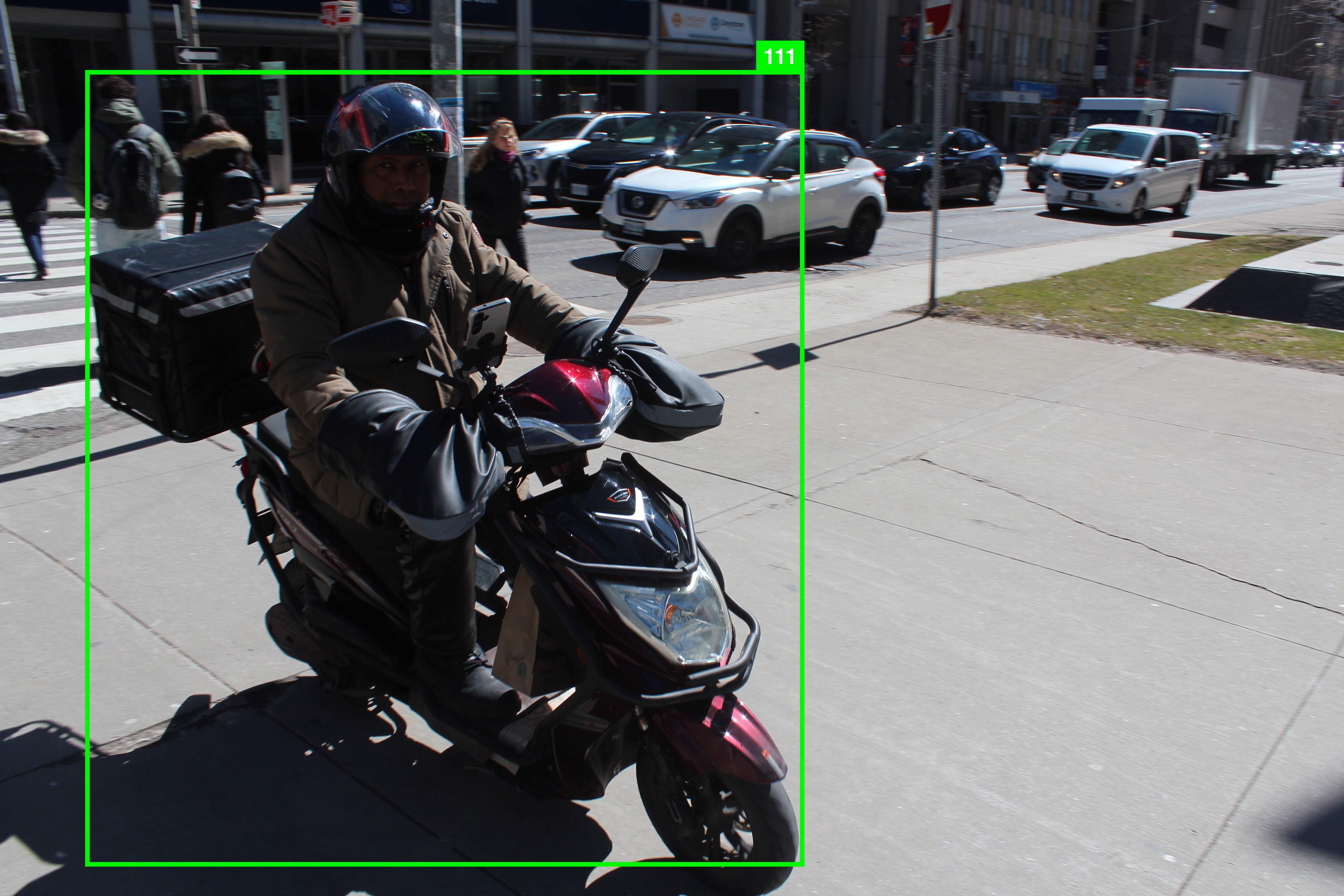 Delivery bikes observation